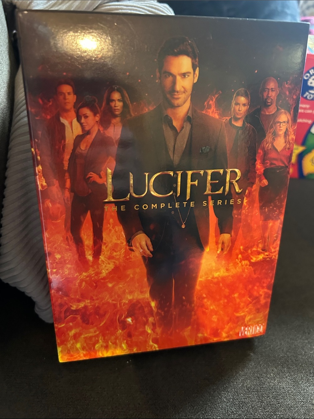 Lucifer: The Complete Series - DVD Box Set. Season Red Flame Collector Box.